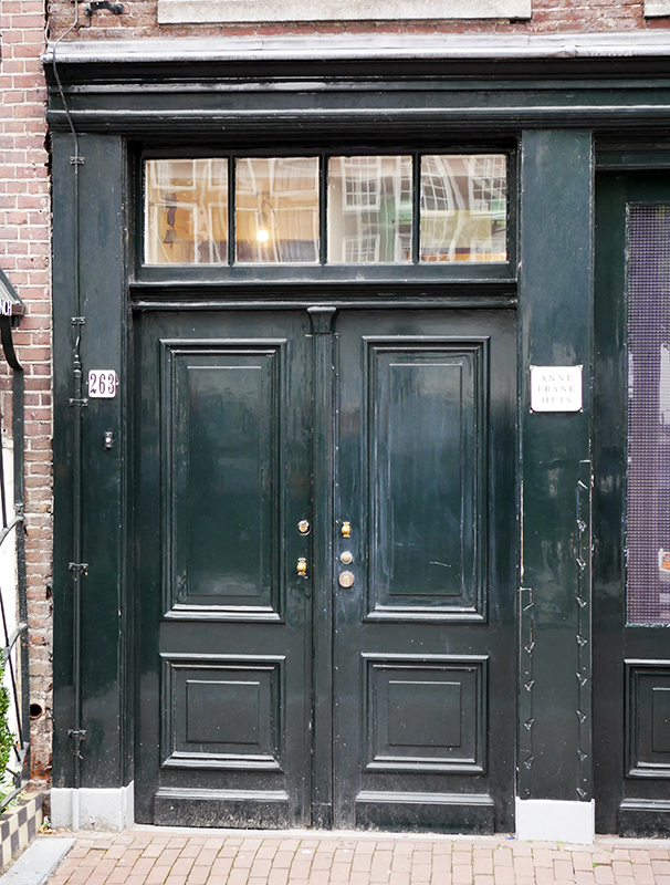 Eingang Anne Frank Haus

