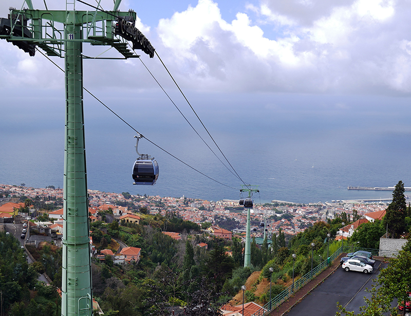 Seilbahnfahrt von Funchal nach Monte
