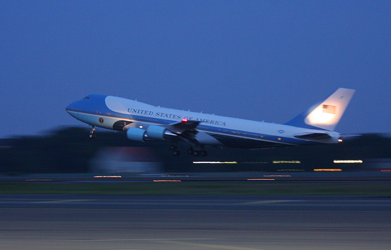 Up and away - The President has left Germany
