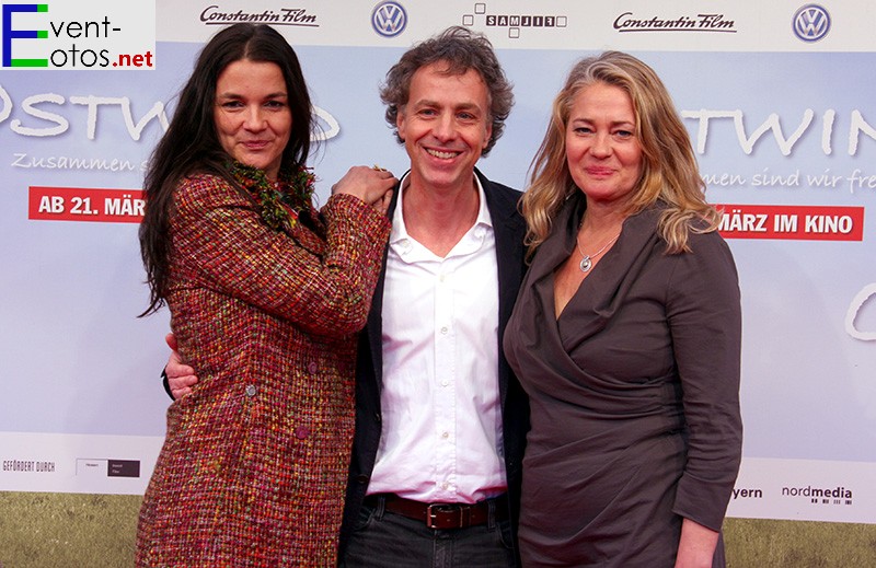 Regisseurin Katja von Garnier mit Produzent Andreas Ulmke-Smeaton und Produzentin Ewa KarlstrÃ¶m
