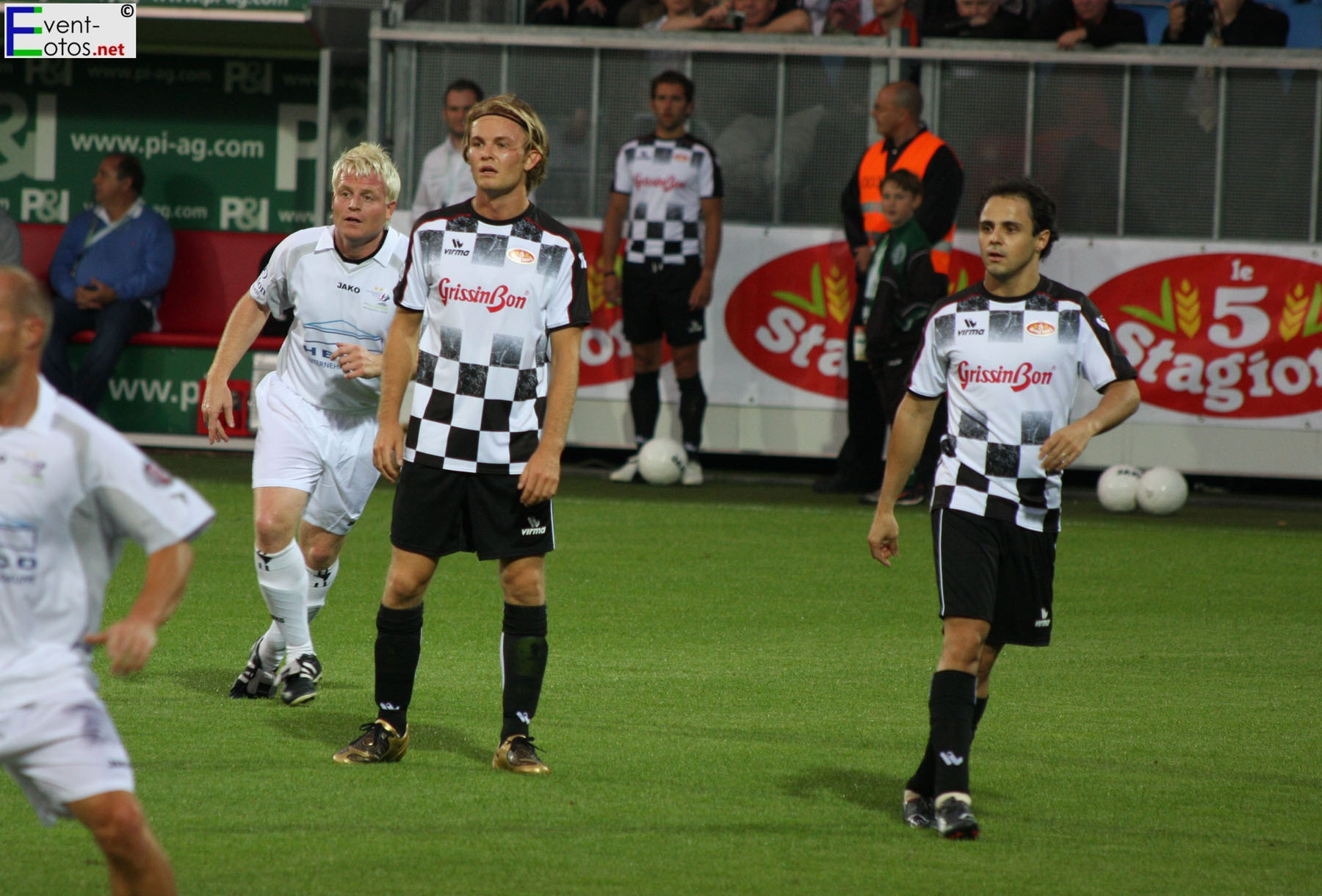 Guido Cantz, Nico Rosberg, Felipe Massa
