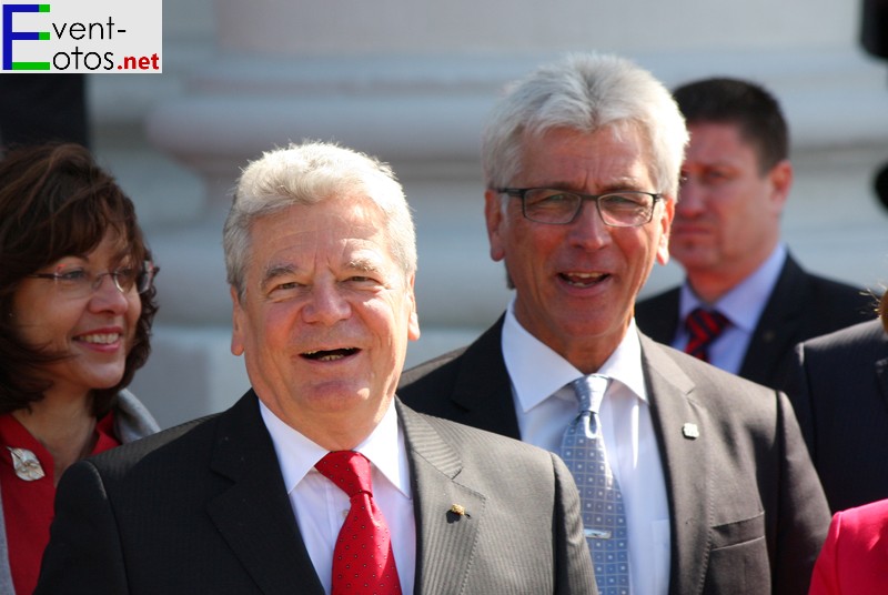 Joachim Gauck mit Bertam Hilgen
