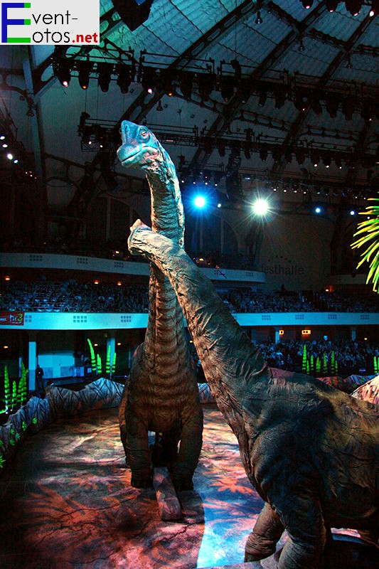 Brachiosaurus Mutter und Jungtier 
