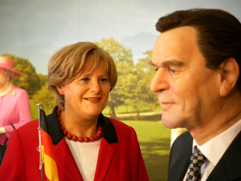Angela Merkel und Gerhard SchrÃ¶der
